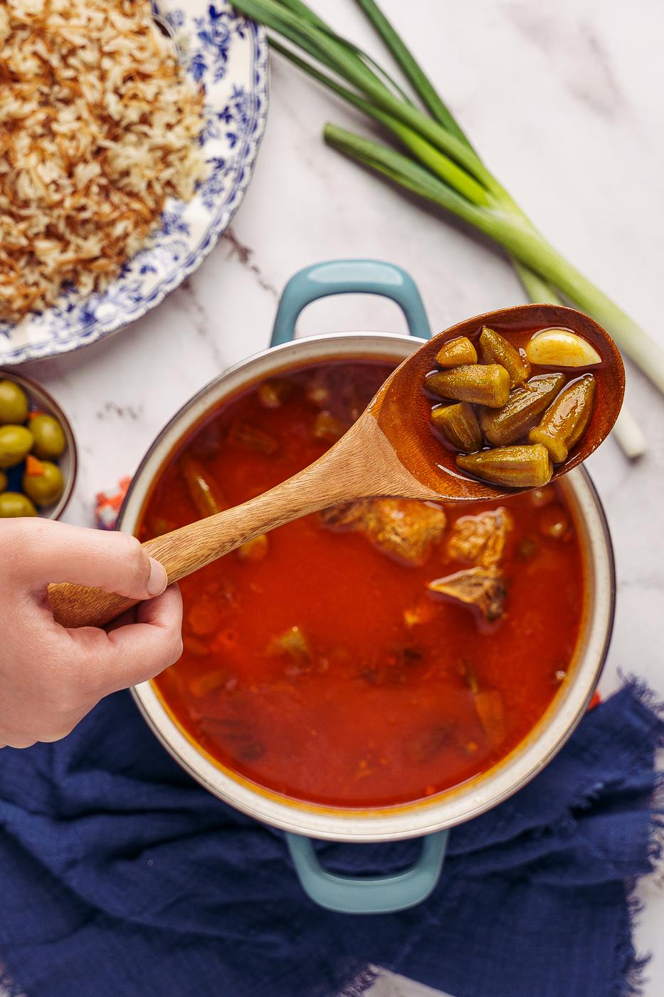 bamia okra stew